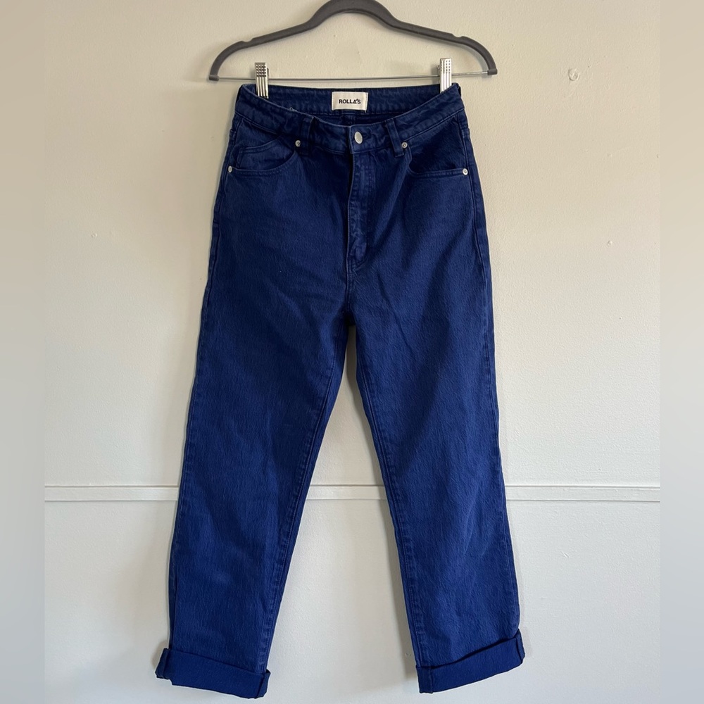 Rollas jeans, navy blue, size 27